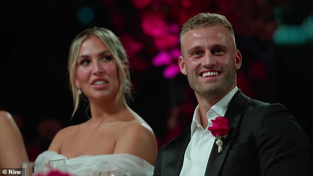 It's the television event of the year, and the producers of Married At First Sight made it clear Monday night that this season of the reality juggernaut was going to be the wildest yet.  Pictured: Sara Messa and Tim Calwell