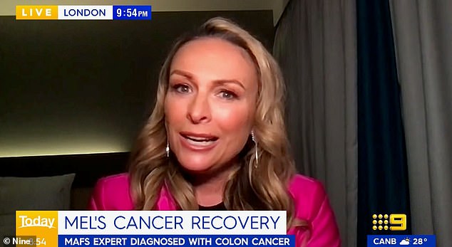 Married At First Sight's Mel Schilling has given fans an update on her battle with colon cancer six weeks after treatment