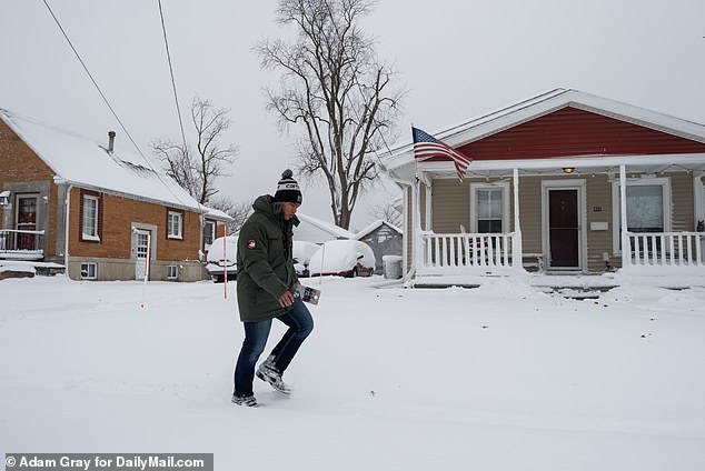 Eli Weltman moved from California to Cedar Rapids, Iowa, in July to campaign for Ron DeSantis.  Since then he has knocked on more than 22,400 doors in sun, rain and snow