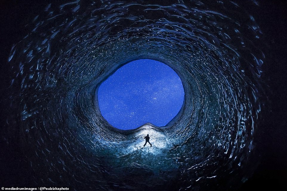 But the cameraman throws gaping ice caves and daring climbers into the mix to add to the magic