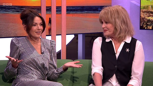 Michelle, 36, and Joanna, 77, appeared on The One Show on Tuesday to talk about their new Netflix series, based on Harlan Coben's novel of the same name