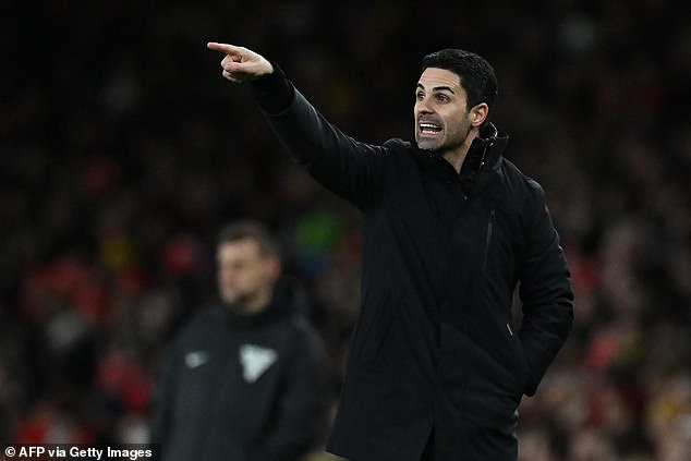 Mikel Arteta has admitted that 'it doesn't look realistic' for Arsenal to sign a striker in the January transfer window