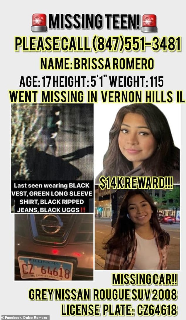 Missing teen Brissa Romero was under the influence of alcohol