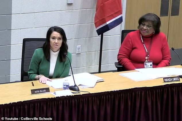 Blair was elected to her local school board in late 2022 and was up for re-election this year.  She resigned for “personal, family reasons” after being arrested and booked last Friday