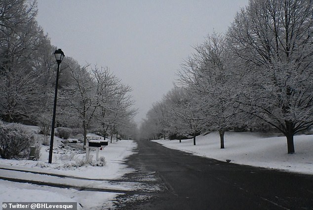 AccuWeather forecasters predict a maximum accumulation of 17 inches, especially at higher elevations (Photo: Suburbs outside Boston covered in snow)