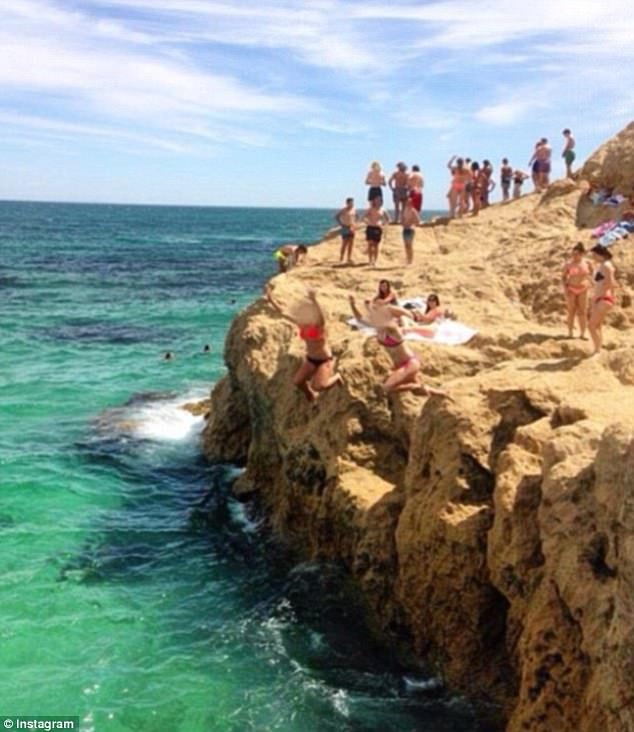 The Pillars Cliffs in Mount Martha along the Morning Peninsula are pictured