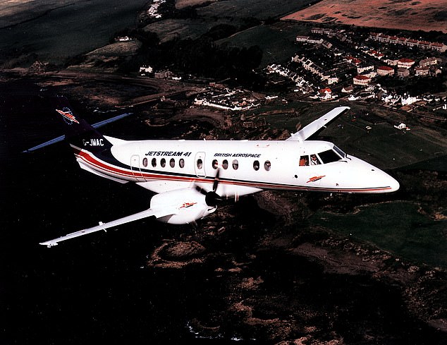 File photo of a British Aerospace Jetstream 41 aircraft.  A Northwestern Air Lease plane crashed on Tuesday en route to a diamond mine in Canada