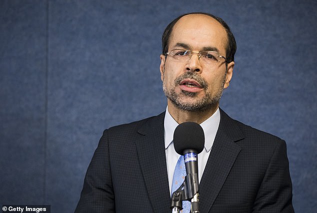 CAIR was axed amid the Biden administration's attempt to develop a national anti-Semitism strategy, after director Nihad Awad said he was 'delighted' after Hamas' October attack on Israel