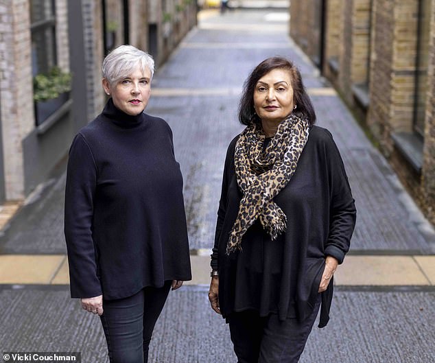 Ruth Sparks (left) and Sunita Gordon (right) created an AI chatbot to allow individuals in the workplace to easily find out if they are victims of sexual harassment