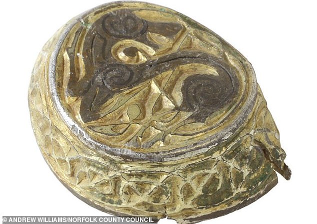 The graceful object has a diameter of only 19.4 mm and has an animal depicted at the top, most likely a horse