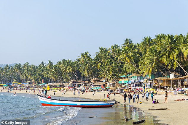 The victim, 46, was found lying on a beach in Canacona village with no external injuries found on her body, police said (file image from Goa)