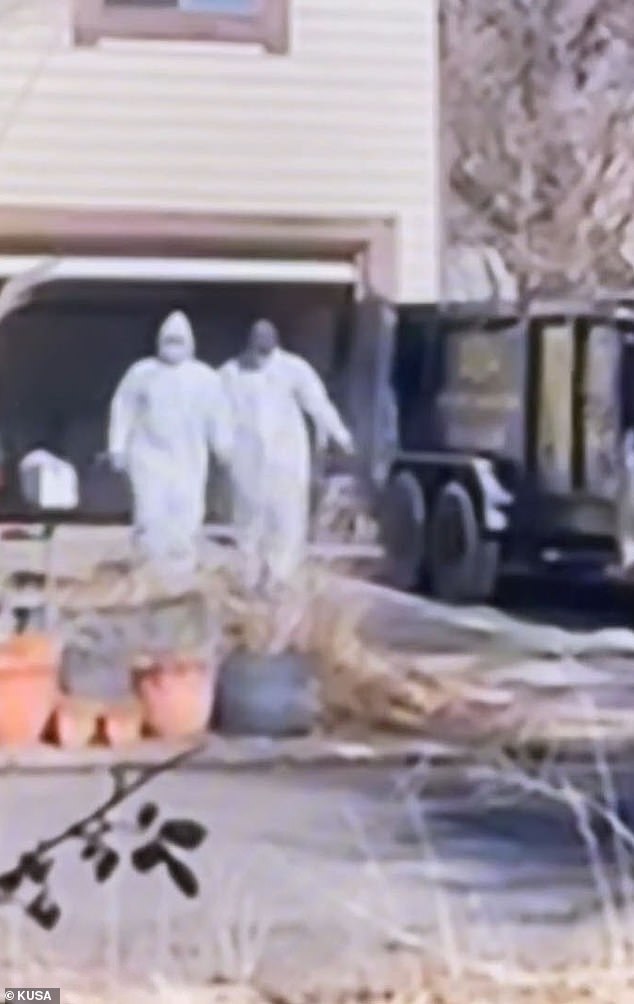 People in hazmat suits were seen on the Grand Junction property, raising the suspicions of neighbors