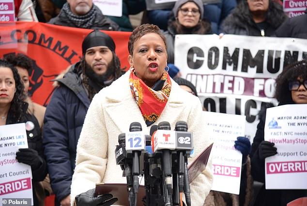 The bill was fully supported by most members of the progressive council, including Chair Adrienne Adams (photo)