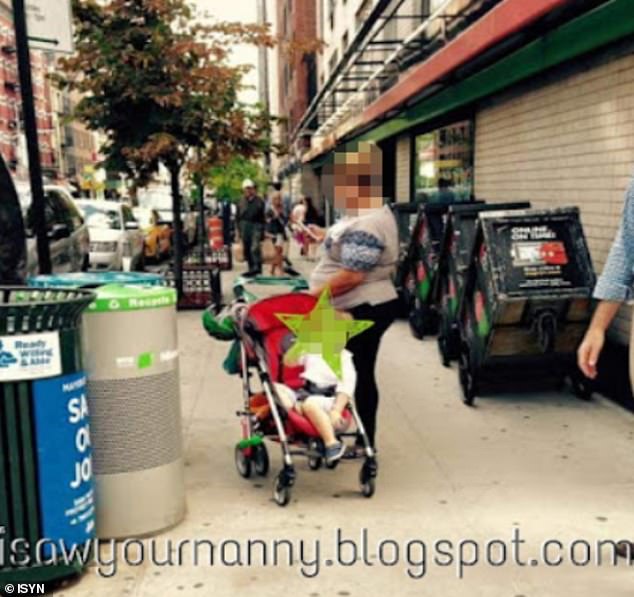 In a post on the blog I Saw Your Nanny, a caregiver is shamed for looking at her phone and 