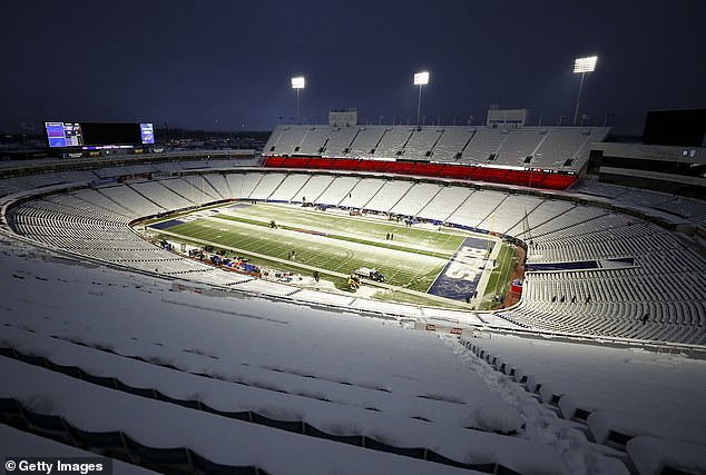 The Bills game against the Pittsburgh Steelers was postponed a day due to weather