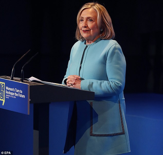 Hillary Clinton will participate in the 'Women's turn to reshape the future', a GWL Voices dialogue event, held at Casa America in Madrid, Spain, on Monday.