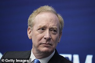 Takeover drive: Microsoft boss Brad Smith