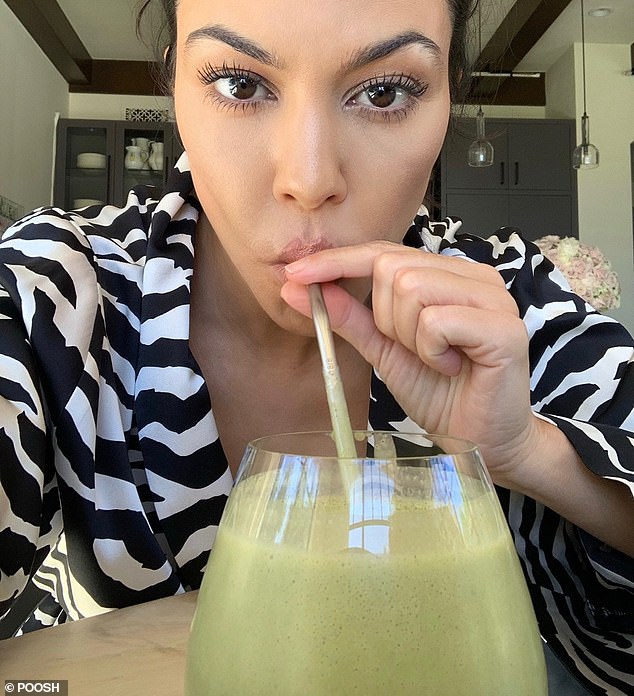 Last year, Kourtney Kardashian Barker revealed she was embarking on an Ayurvedic cleanse, which mainly involves liquid meals - she's also endorsed 'detox' juices in the past, including one she created and is sold at the trendy LA supermarket Erewhon