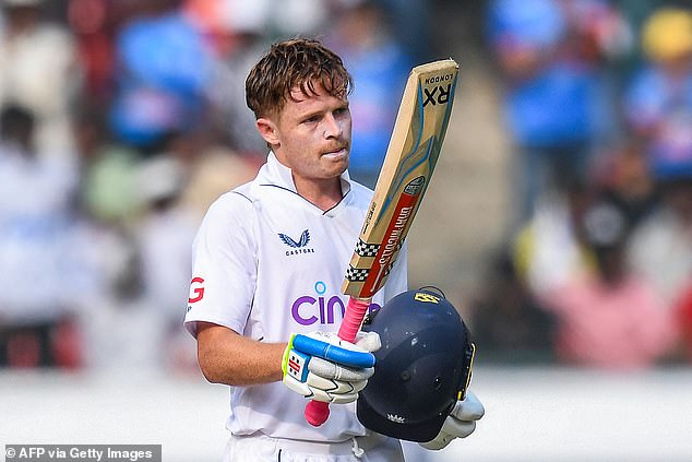 Ollie Pope was the hero of the hour after notching his fifth Test century in Hyderabad