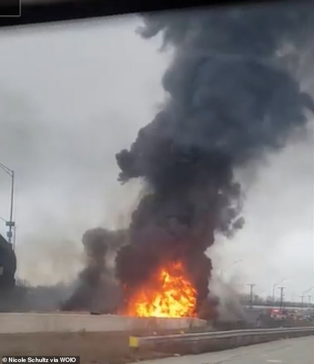 According to the Summit County Sheriff's Office, the unidentified truck driver was traveling north on State Route 8 and attempting to get onto Interstate 271 when the truck lost control at 9:15 a.m. today.