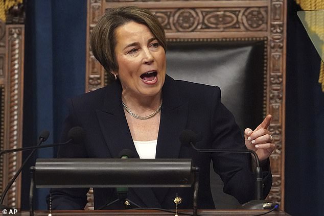 Democrat Governor Maura Healey blamed Congress and the White House for her decision to requisition the Melnea A. Cass Recreational Complex