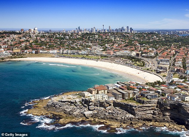 Bondi, the popular beachside suburb in Sydney's east, has an average house rent of $1,550 per week, up 10.7 percent from the previous twelve months
