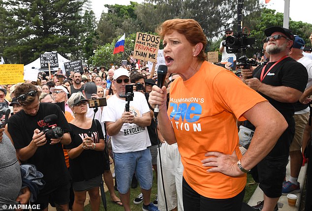 One Nation leader Pauline Hanson claims people protesting Australia Day should 'get over it'