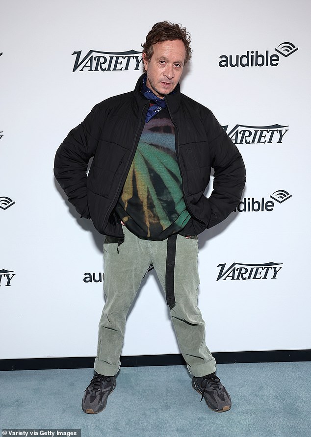 Pauly Shore, 55, is facing charges of alleged 'battery' and 'assault' after a man claimed he was assaulted by the star's security at The Comedy Store during an incident that took place in November 2022;  seen earlier this month in Park City, Utah