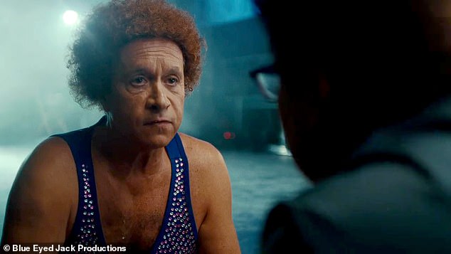 Pauly Shore, 55, can already be seen as Richard Simmons, 75, in a short film called The Court Jester (pictured above)