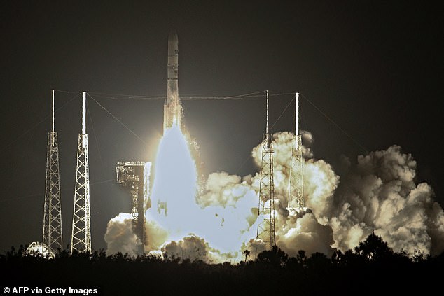 The lunar lander is on an Astrobotic Technology spacecraft, which was launched atop a brand new Vulcan rocket built by United Launch Alliance