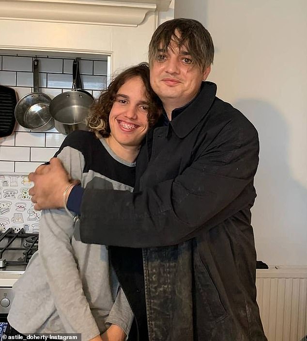 Astile and his father Pete, who rose to fame as co-frontman of the Libertines and is also romantically linked to Kate Moss