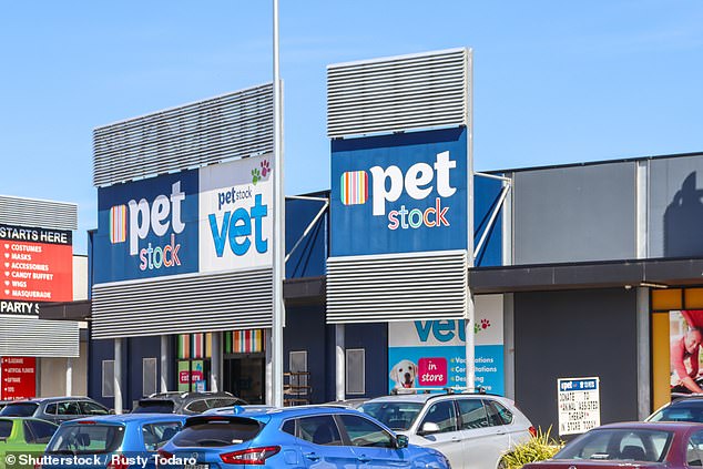 Petstock (pictured) owns almost 300 pet stores across Australia