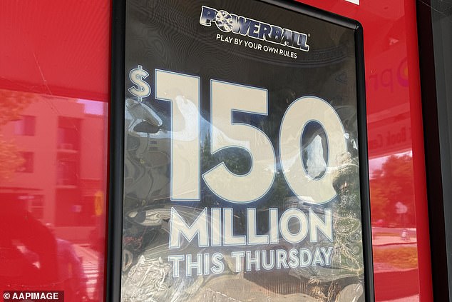 Thursday night's Powerball draw 1445 offers the second-largest lottery jackpot in Australian history