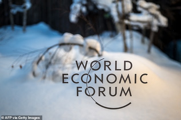 Donald Trump is not present at the World Economic Forum in Davos, but is the talk of the day