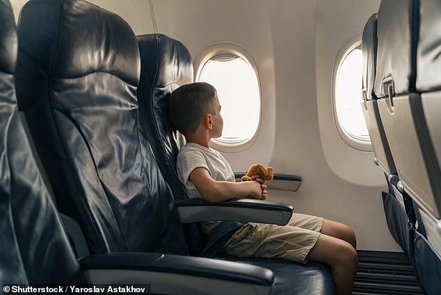 Only at the end of their journey did they notice the children's underwear under the front seat (stock image)