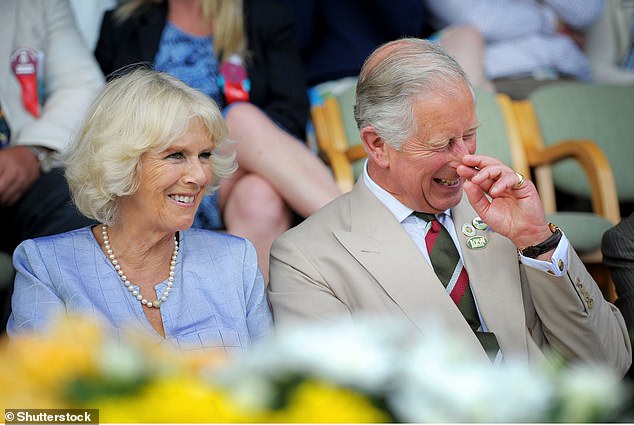 Charles had just become a grandfather for the first time to Prince George and was in good spirits at the 2013 Royal Welsh Show in Powys.  Had Camilla made one of her famous risqué jokes?