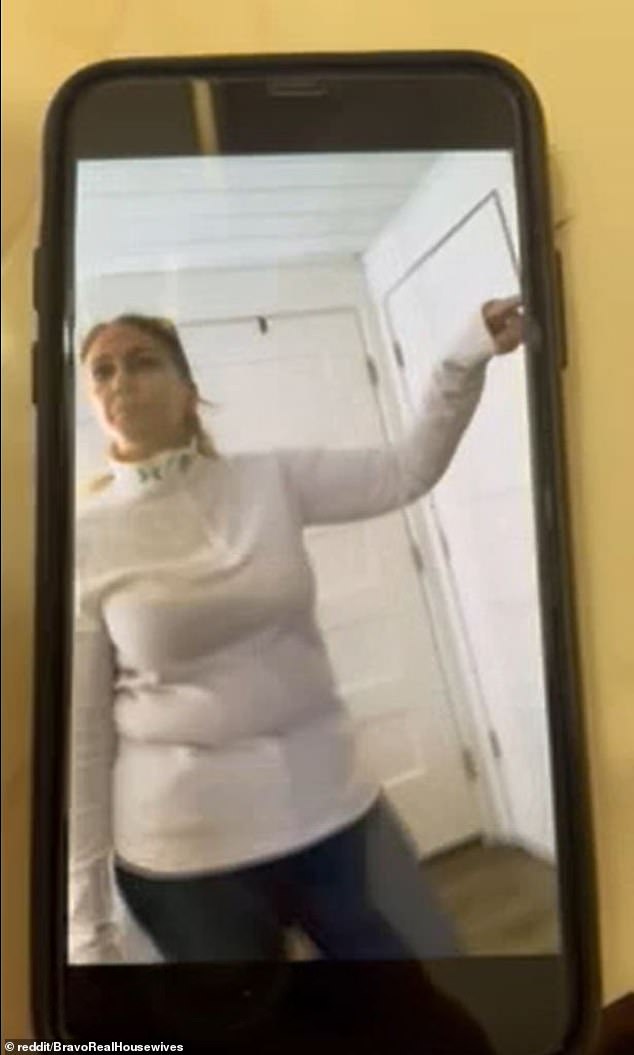 A clip of Monica and her mother, Linda Darnell, yelling at each other after their fight during Angie Katsanevas' Greek Easter celebration has been leaked online