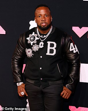 Rapper Yo Gotti's brother (pictured), Anthony 'Big Jook' Mims, was one of two men shot near a restaurant in Memphis, Tennessee, on Saturday afternoon