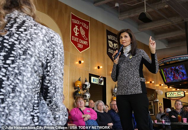 Former U.N. Ambassador Nikki Haley and the groups backing her are on track to spend the most as they try to shore up her support in Iowa ahead of the Jan. 15 caucuses.