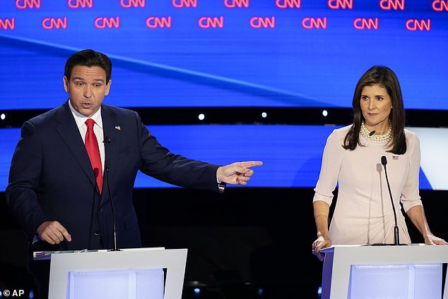 DeSantis had tried to rise above the fray in preview debates.  But in a one-on-one battle with Haley, he came out and never stopped