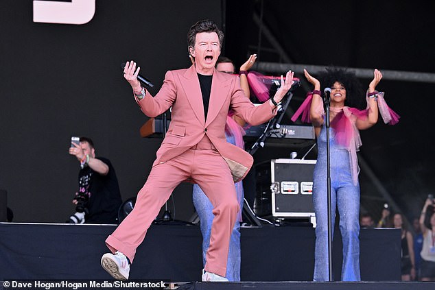 Rick was in good form last year as he took to the Pyramid stage for an energetic performance at the Glastonbury festival