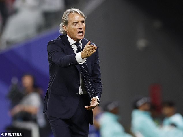 Roberto Mancini hoped to send his team through to the quarter-finals of the Asian Cup