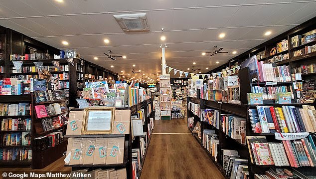 Robertson's Bookshop (pictured) apologized on Sunday after a series of tweets sparked online backlash and threats from book lovers and authors to boycott the store