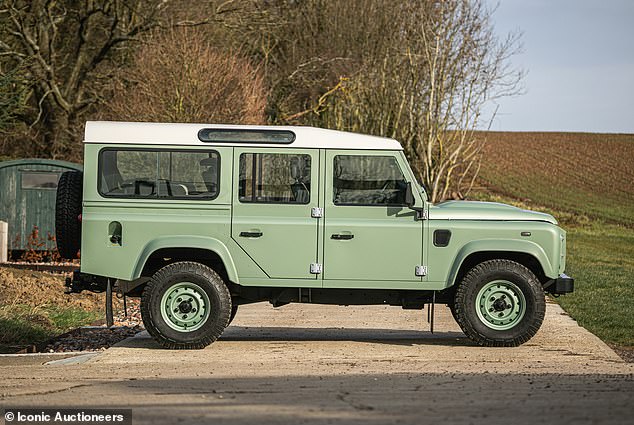 Rowan Atkinson asked Iconic Auctioneers in 2017 to find this 110 Defender for him to add to his private collection