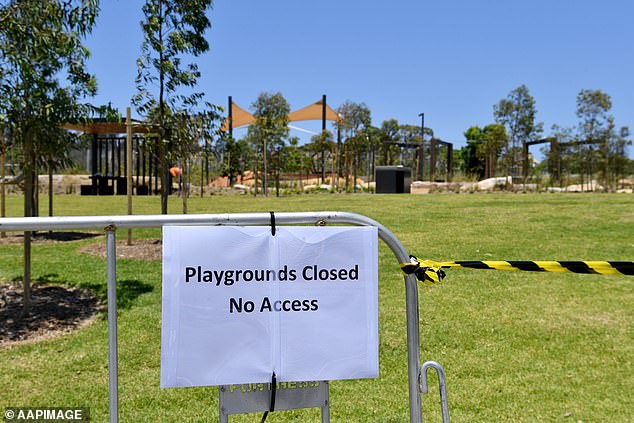 Rozelle Parklands, built on former railway land above the Rozelle interchange in Sydney's west, was closed after traces of the hazardous substance were found in garden mulch.