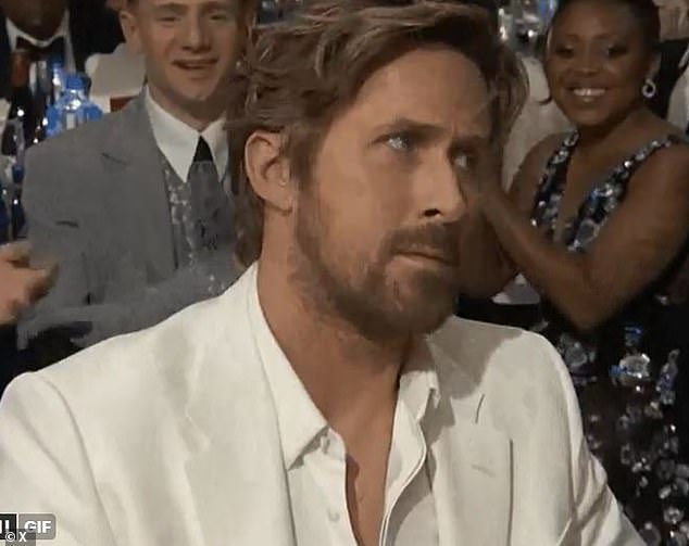 A facial expression from Ryan Gosling at Sunday's Critics' Choice Awards went viral