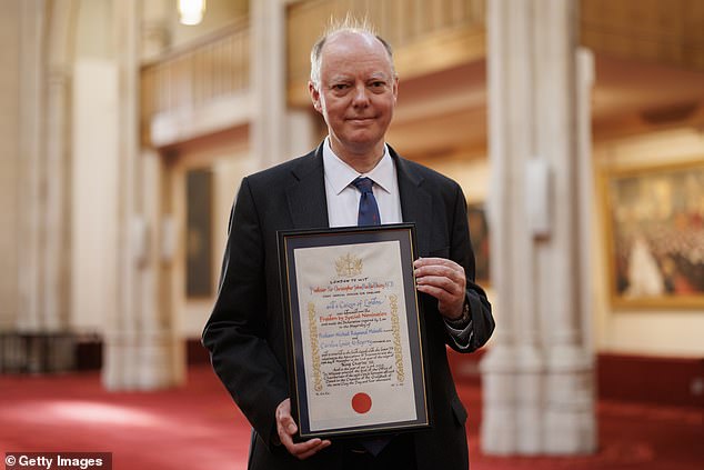 Sir Chris Whitty said rising rates of gonorrhea, chlamydia and syphilis will not be slowed unless people stop thinking it won't happen to them.  Professor Whitty pictured here after receiving the 'Freedom of the City of London' award in November