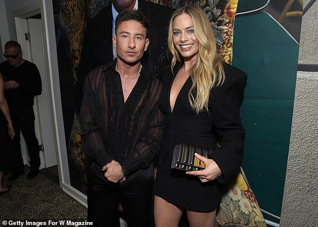 Margot Robbie and Barry Keoghan partied the night away together at W Magazine's Annual Best Performances Party at Chateau Marmont on Saturday evening