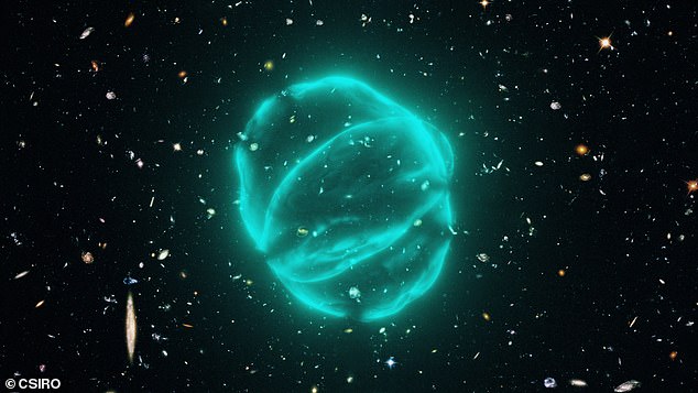 A team from the University of California San Diego discovered that strange radio circles (ORCs) are formed by outflowing winds caused by explosive events such as a supernova