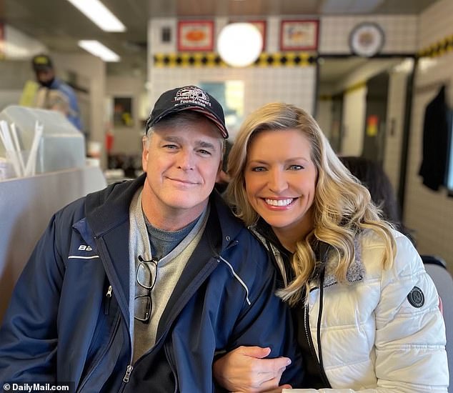 Sean Hannity, pictured with girlfriend and fellow Fox News host Ainsley Earhardt, has permanently moved from New York to Florida